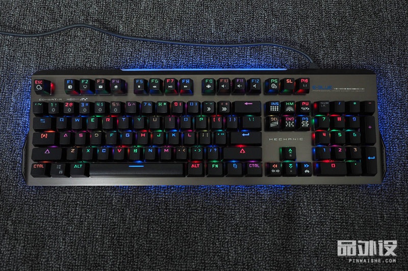 宜博机械键盘k751,宜博机械键盘k727灯效