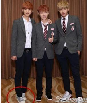 鹿晗内增高,鹿晗是怎么长高的