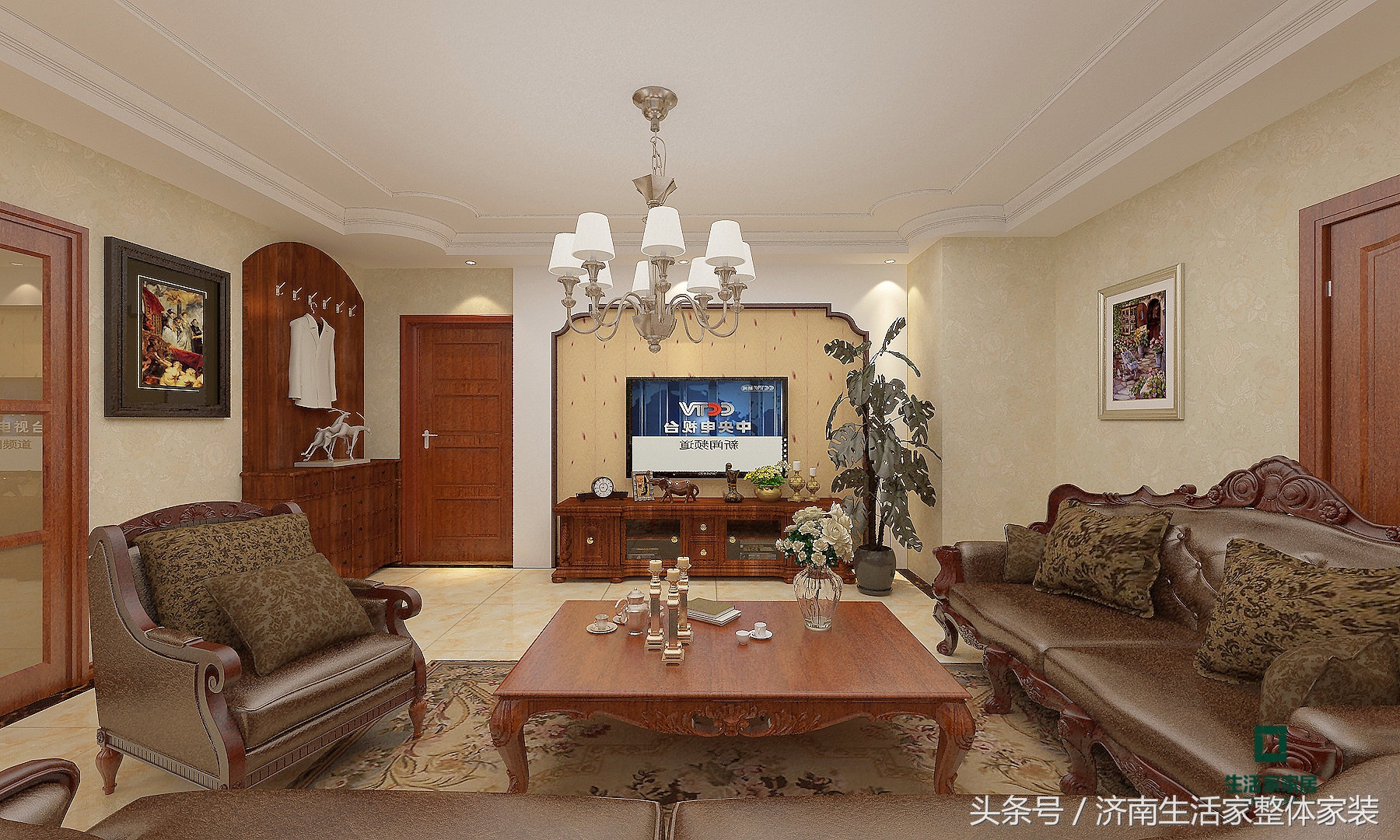 济南生活家家居,威海春山华居80平