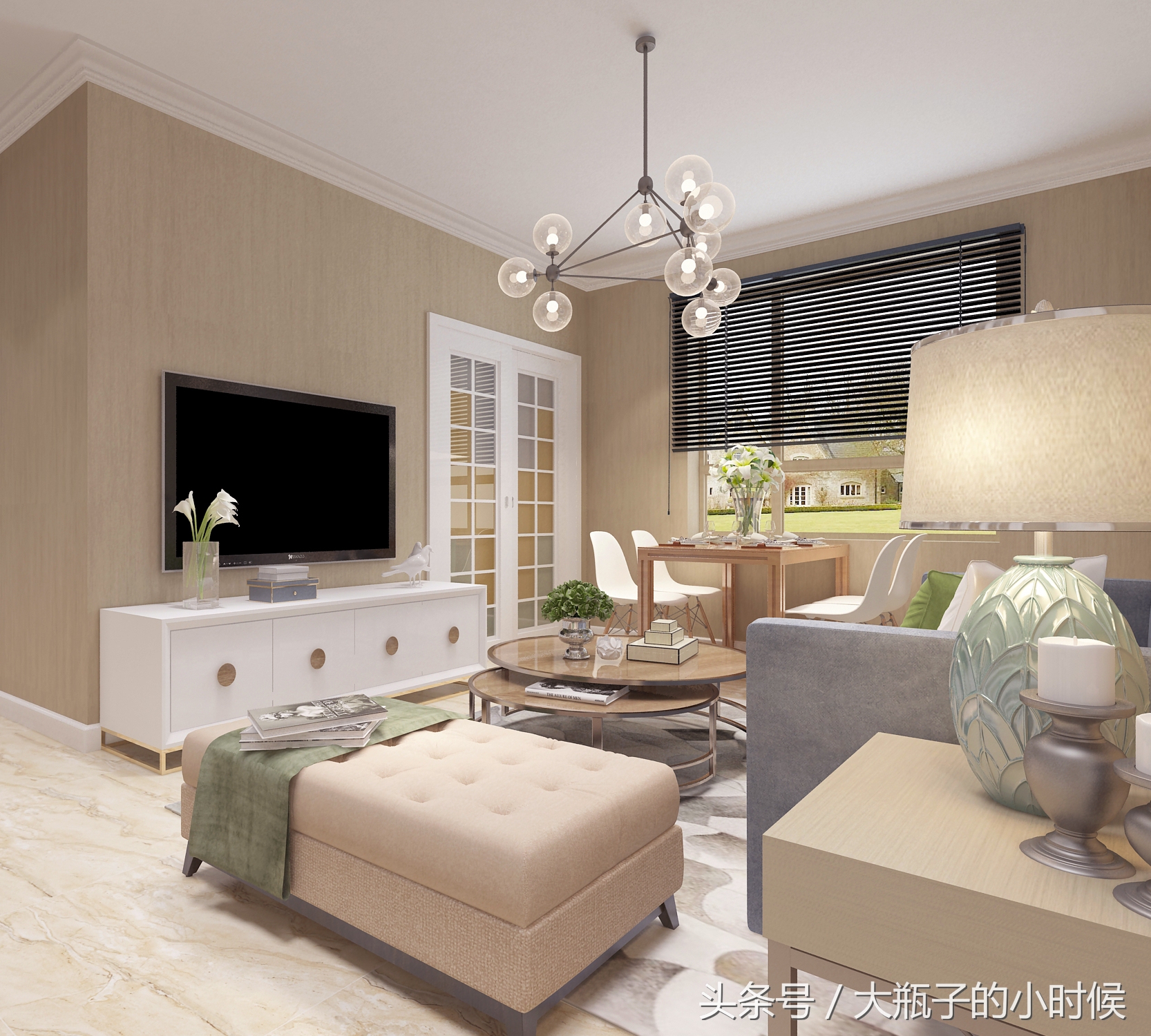 现代简约和中式碰撞,现代与简约的碰撞