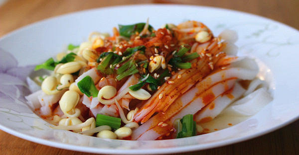 正宗陕西秦镇米皮的制作方法,陕西秦镇米皮做法视频