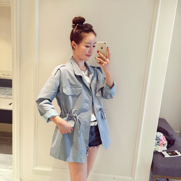 休闲户外风衣外套男,中年风衣外套休闲女