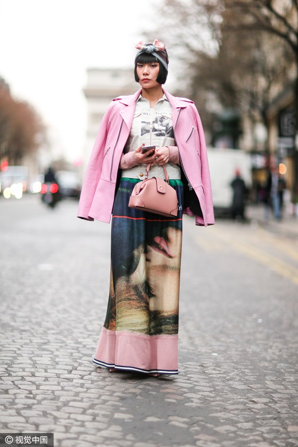 香奈儿秀场盘着头发,香奈儿秀场发箍