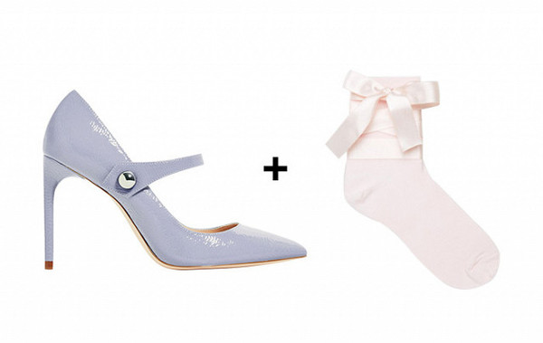 袜子配高跟鞋太时髦了,高跟鞋配什么袜子穿