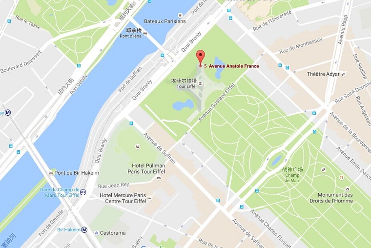 法国巴黎铁塔餐厅怎么上去,法国巴黎铁塔餐厅