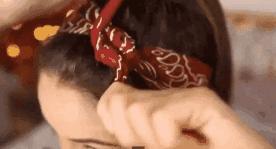 香奈儿秀场盘着头发,香奈儿秀场发箍