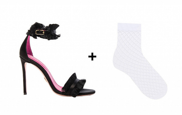 袜子配高跟鞋太时髦了,高跟鞋配什么袜子穿