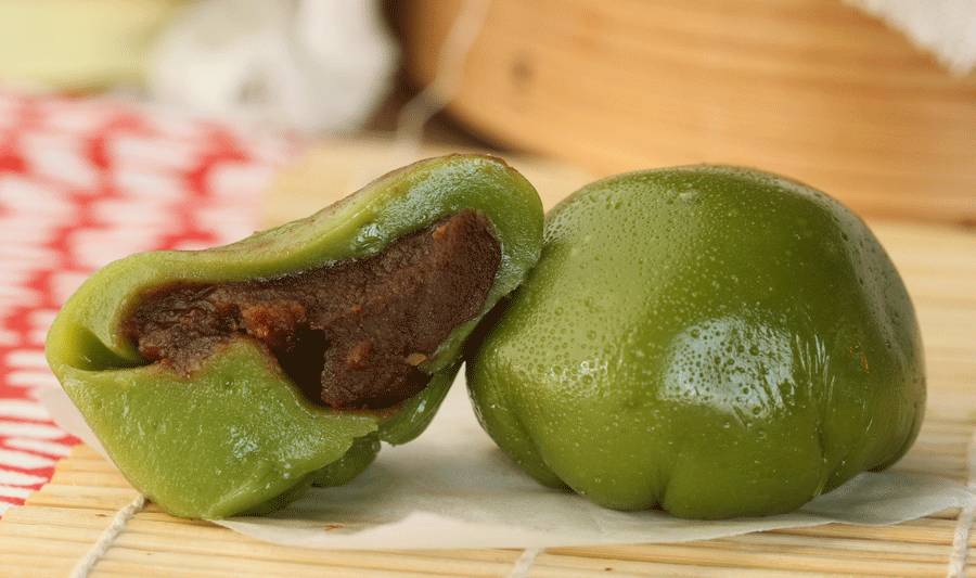 网红青团咸蛋黄肉松青团,蛋黄肉松青团推荐