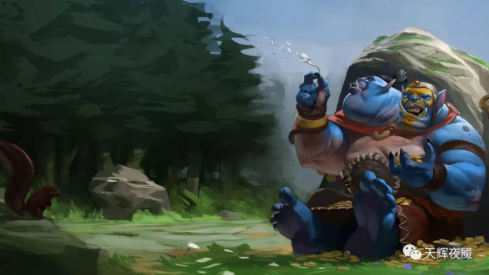 dota情书中单蓝胖子,dota蓝胖子1v5