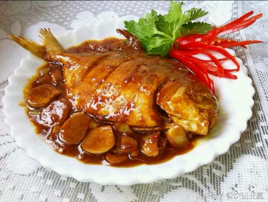 红烧金鲳鱼教学视频,红烧金鲳鱼汁