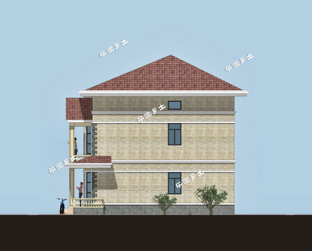 12x11三层房屋设计图,8x11米三层装修效果图