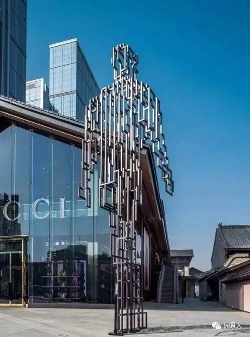 雕塑创意景观墙,景观抽象创意雕塑工艺