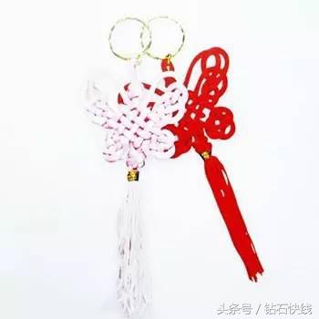 最简单红绳结编法图解,中国结编织红绳子的编法