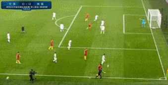 王永珀助攻于大宝,中国1:0伊拉克于大宝进球视频
