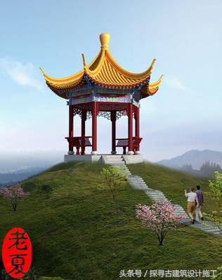 小院亭子样式小尺寸,乡村亭子样式设计图大全