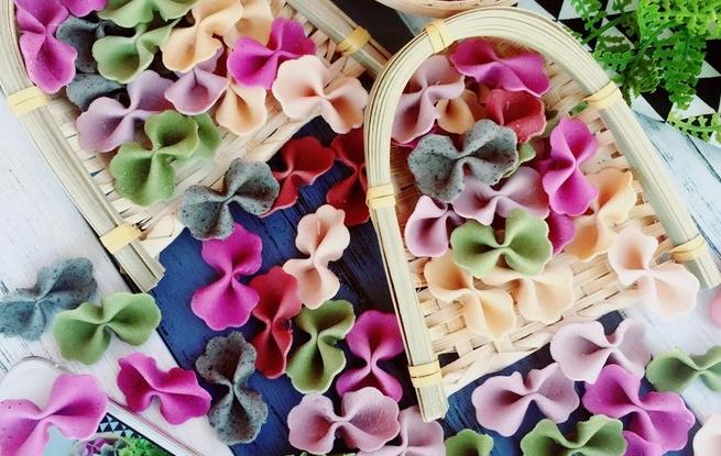 多彩蝴蝶面片做法大全,手工蝴蝶面花样做法