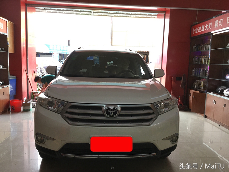丰田汉兰达车灯光使用图解,汉兰达原车灯光效果