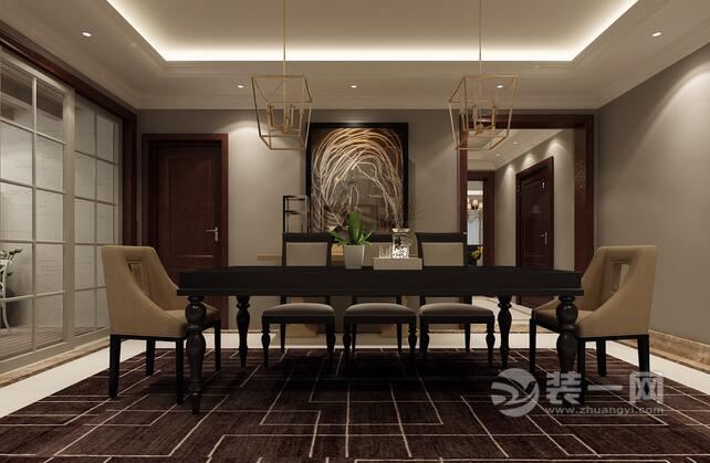 造价23万厦门恒忆尚品湾161平美式4房2厅装修设计效果图