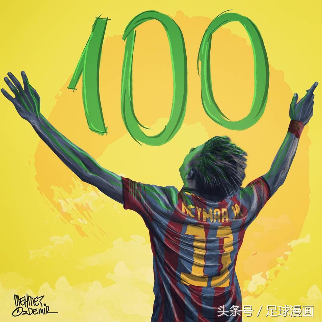 内马尔金球奖漫画,漫画足球内马尔和c罗