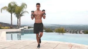 一副哑铃教你在家也能练出好身材,用哑铃在家怎样练出麒麟臂