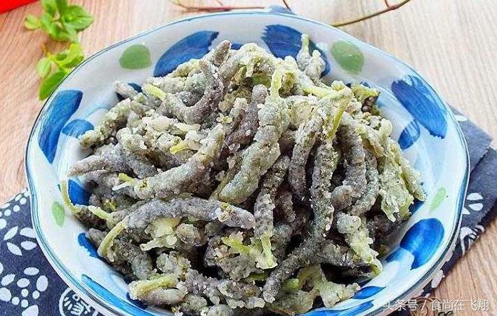 弹牙爽口的美食,像毛毛虫的食物