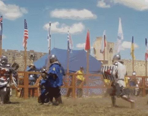 中国队首战世界杯,中国参加中世纪盔甲格斗锦标赛