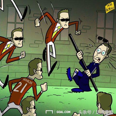 足球漫画英超,足球曼联vs曼城