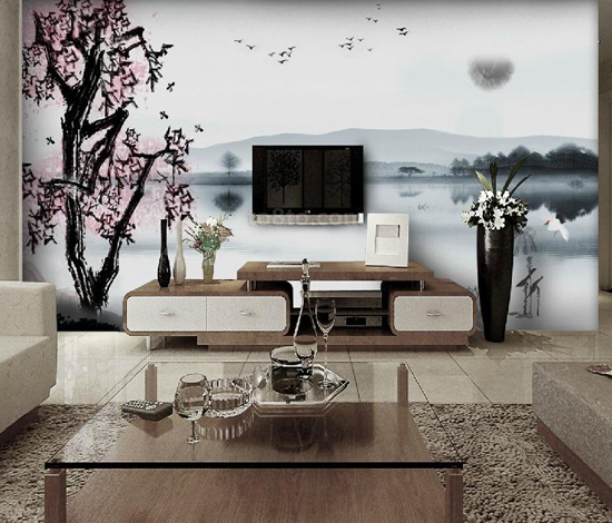 最新款电视墙简单设计,电视墙经典设计