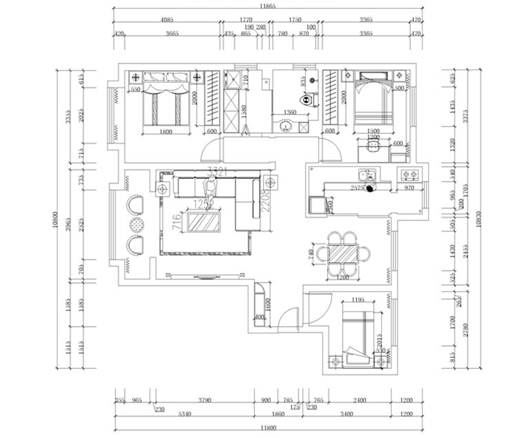 天津简约房屋装修效果图大全,天津简单的客厅装修