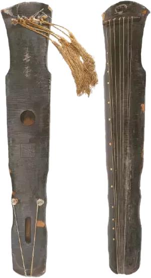 中国历代古琴图片大全,中国古琴图谱