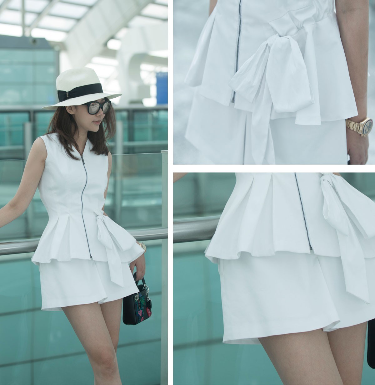 杨幂机场新造型,杨幂又秀新穿搭