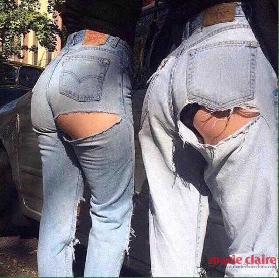 毫不费力的时髦感只需一条牛仔裤,想穿修身一点但不紧身的裤子