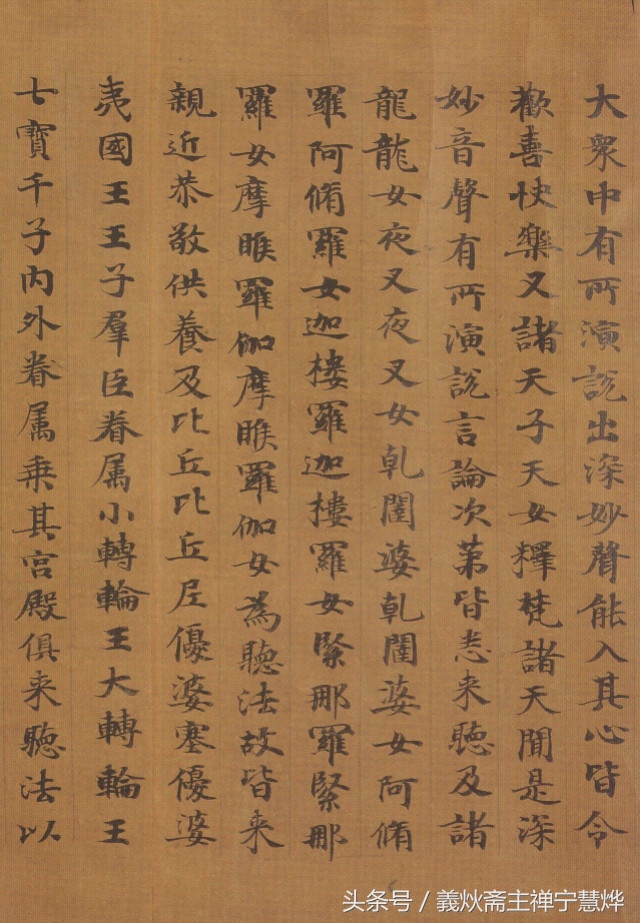 佛经经典经文楷书,佛教经文书法