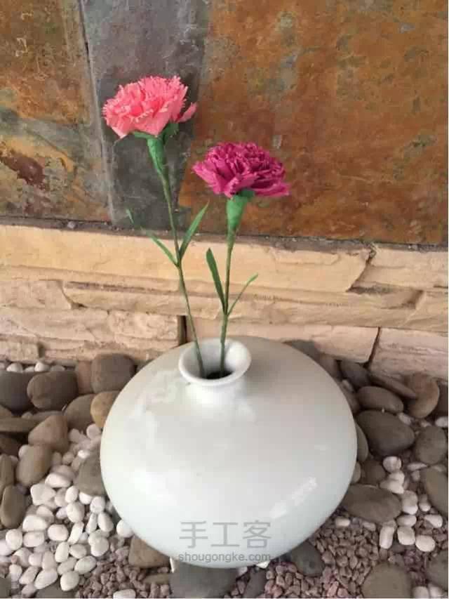 母亲节礼物手工康乃馨用卫生纸折,母亲节的康乃馨怎么做视频