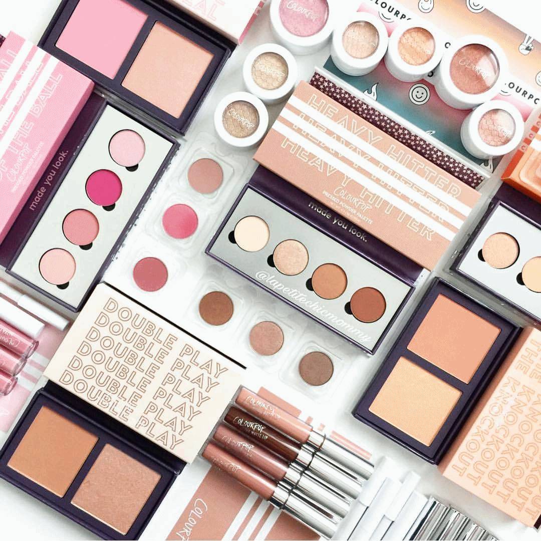 colourpop全哑光,colourpop冬日冰透薄荷试色