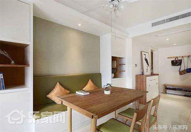 小户型客厅餐厅一体隔断加卡座,小户型卡座餐厅效果图