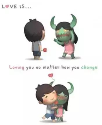 爱就是希望你越来越好,无论你变得怎样我都会永远爱你