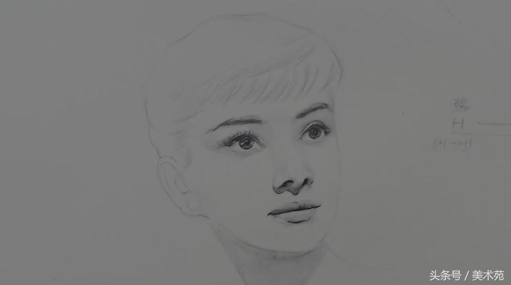 素描赫本教程,素描希腊人物教程