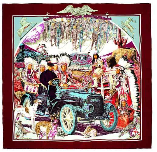 爱马仕丝巾的10种最美系法,爱马仕丝巾十大经典款图片