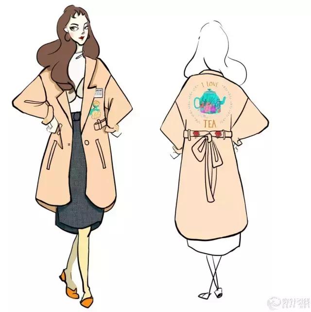 时尚手绘｜为jucyjudy2017FW系列设计