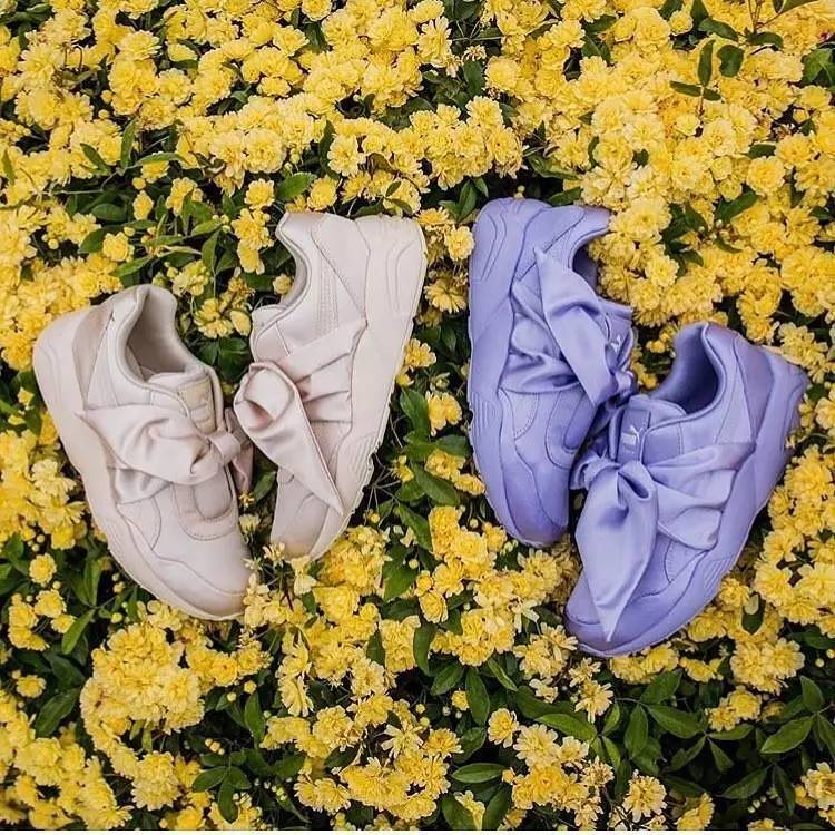 puma蕾哈娜fenty联名款银色,puma蕾哈娜拖鞋