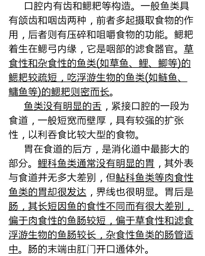 鱼的解剖及内部结构观察,鱼的内部构造讲解