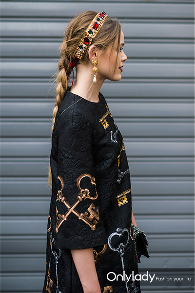 头发上的装饰发夹,头发上的装饰钻石