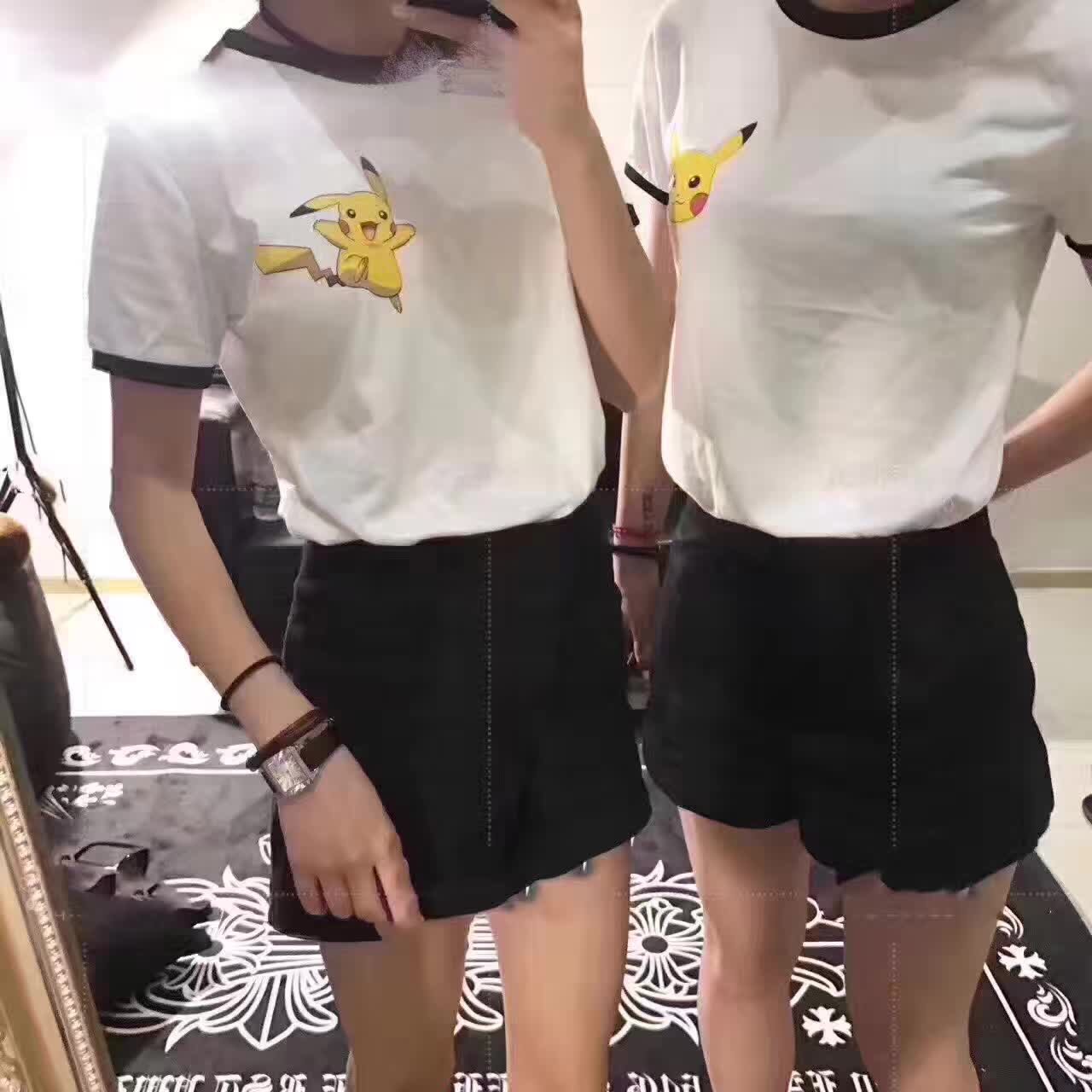 2023潮款宽松t恤短袖遮肚子,露肩短袖t恤时尚显瘦百搭