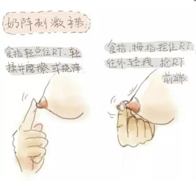 奶阵最简单的刺激方法,怎么快速来二次奶阵