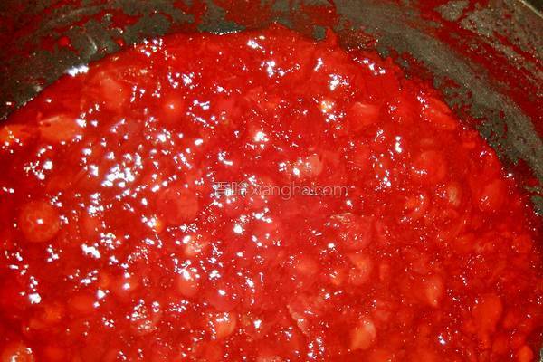 樱桃果酱怎么做不变色,樱桃果酱怎样做会红
