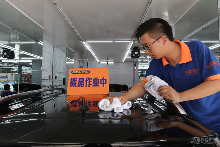 奔驰glk300整备全过程,奔驰glk300全车抛光价格