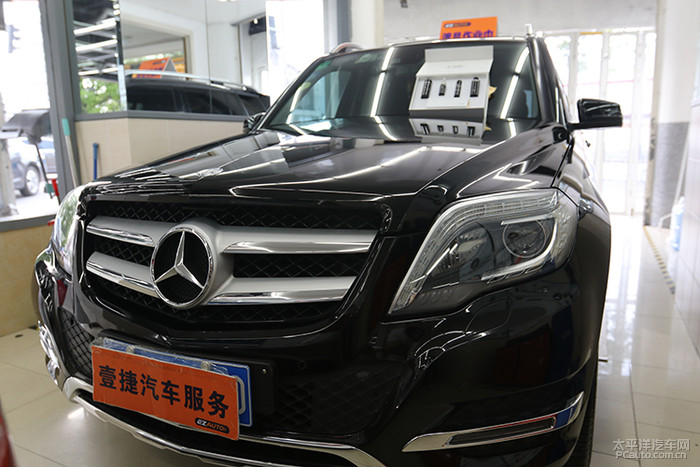 奔驰glk300整备全过程,奔驰glk300全车抛光价格