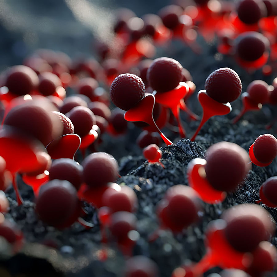 超牛数字艺术合成图强烈视觉效果的糖果异星球