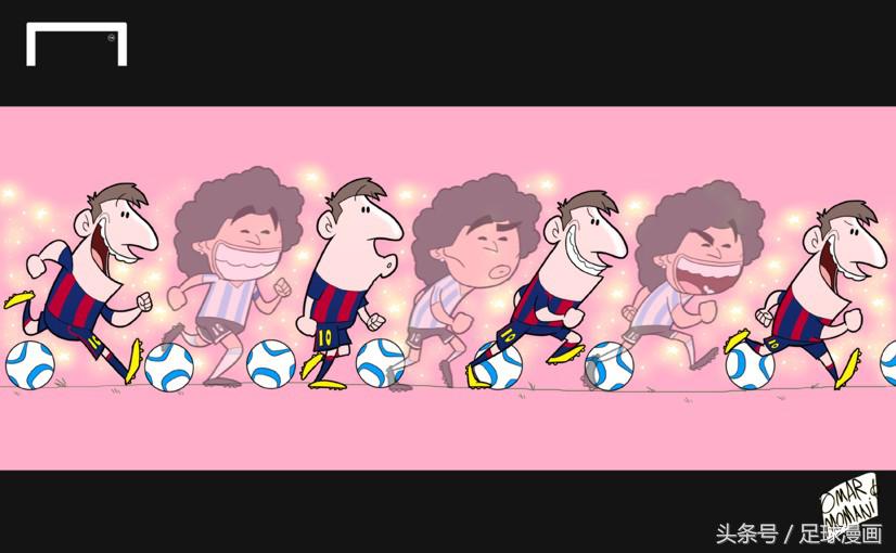 足球周刊梅西第六座金球,足球漫画梅西去大巴黎